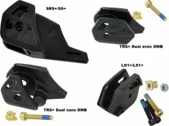 E-thirteen E Thirteen Plaques D'usure Inférieures Pour Guide Chaine Noir