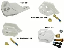 E-thirteen E Thirteen Plaques D'usure Inférieures Pour Guide Chaine Blanc