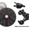 Sram Mini Groupe GX 1x11v Avec Cassette Sunrace MX8 Rouge