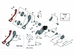 Shimano Chape Interne Pour Dérailleur XTR M9000