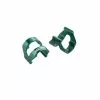 KCNC Clips Gaines Anodisés (X10) - Vert