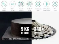 Garbaruk Cassette XD 11 Vitesses Noir 7 Garbaruk Cassette XD 11 Vitesses Noir -VTT Soldes Magasin 432631 14