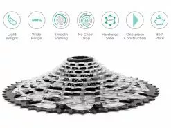 Garbaruk Cassette Standard HG 11 Vitesses Noir -VTT Soldes Magasin 433067